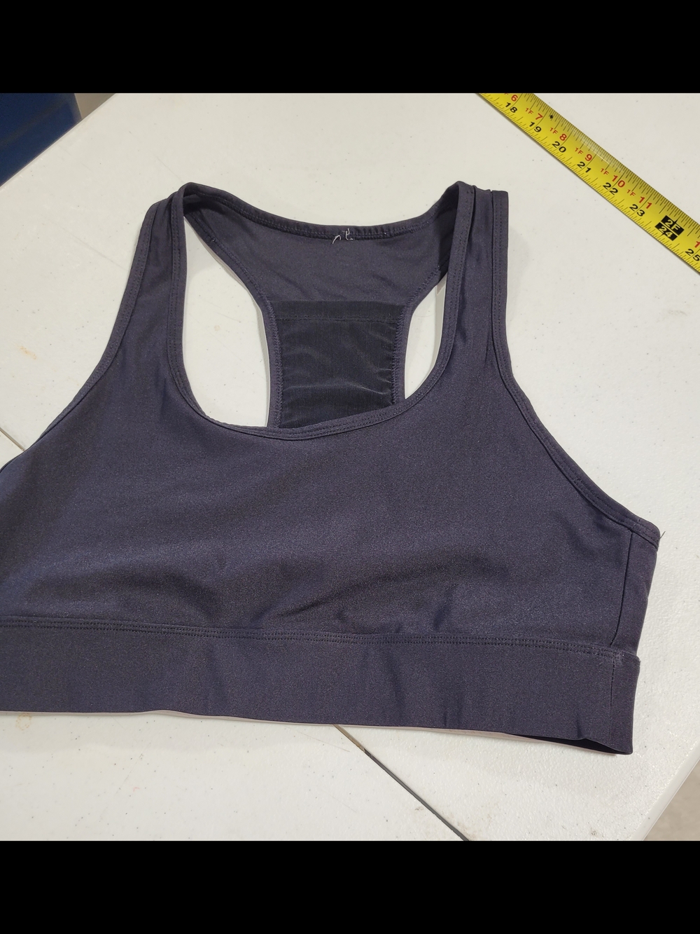 Fabletics Black Racerback Sports Bra